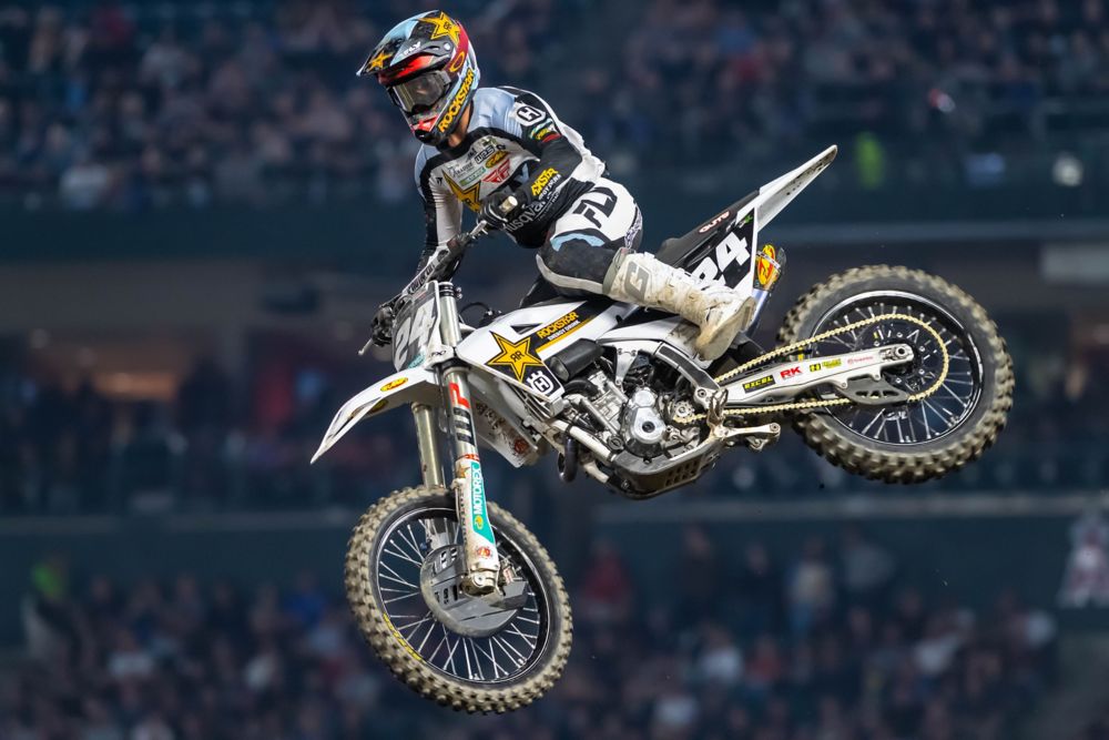 Rockstar Energy Husqvarna Factory Racing's RJ Hampshire finishes